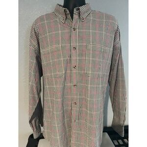 Specialty Collection Button Down Shirt Mens XL Multi Color‎ Gingham Excellent